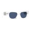 Versace Temple Logo Square Sunglasses Men's White 16348118 VE4479U-white 52
