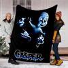 1pc Casper2 Theme Blanket - Digital Print, Polyester, Cozy for All Seasons, Perfect for Outdoor, and Travel