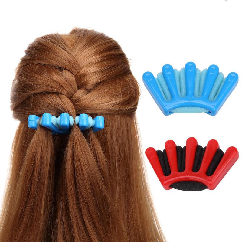Buy 2 Colors Lady Girl's French Hair Braiding Tool Weave Sponge Plait