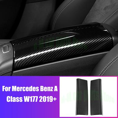 Pro Mercedes Benz Třída A W177   Panelový kryt obložení panelu úložného boxu područky středové konzole automobilu Samolepka