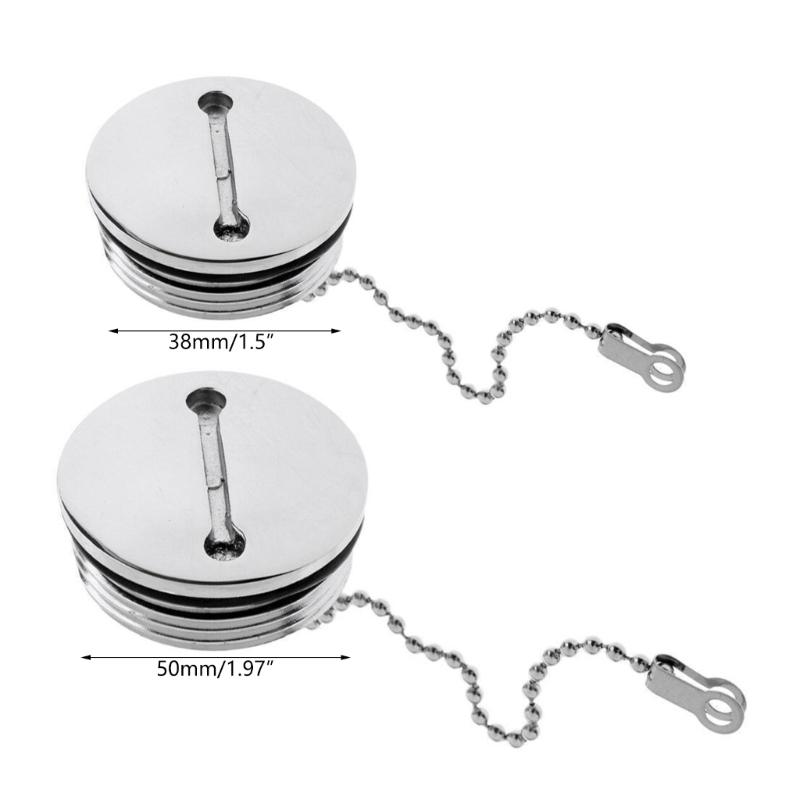 1,5'' 2'' Edelstahl Boots Gas-/Kraftstoff-/Diesel-/Wasser-/Abwasser Deckel/Einfüllstutzen