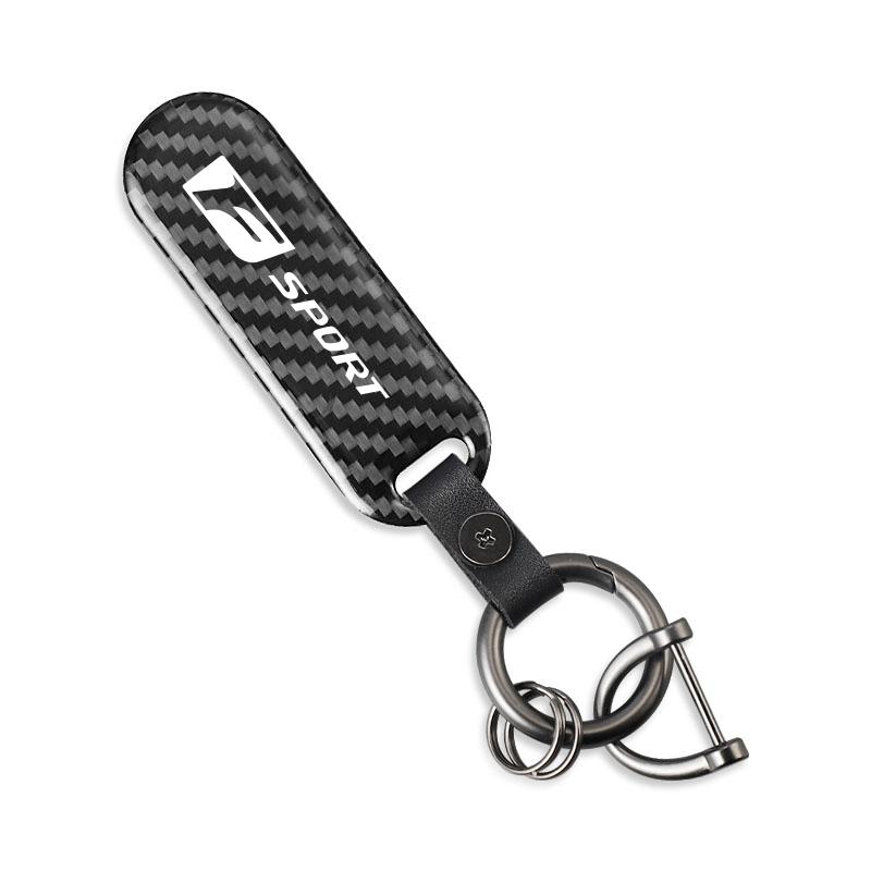 1Pcs Car Key Chain Ring Carbon Fiber Zinc Alloy Keyring Valve Cap For Lexus F SPORT ES RX NX LS UX LM LX GX LC RZ GS IS300 RX350 RK8