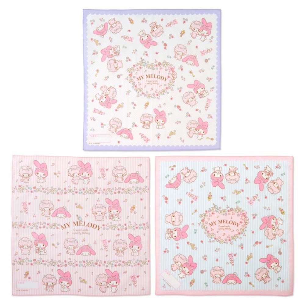 

Sanrio My Melody Large Lunch Cloth Set of 3 (Ballet)