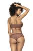 2-Piece Set, Cacao Color Lace Top and Thong Mal207 Coco