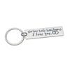 I Love You Hang Keys Drive Safe For Husband Gift Key Ring Key Chain Jewelry Fashion Accessories