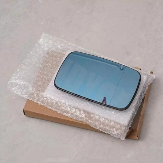 Pair Door Mirror Glass Heated Blue Left+Right Side For BMW E46 Sedan Cabrio 325i
