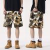 Retro Camouflage Men's American Casual Old Design Jeans Medium Pants