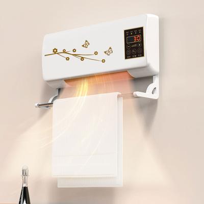 Small Air Conditioner Heater Portable Wall Mounted Air Conditioning Hot Fan for Bathroom Bedroom 110V