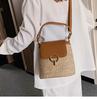 SCIONE Small Small Bag Women's Straw Woven Bag Wild Chain Single Shoulder Messenger Bag