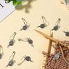21Pcs Vintage Knitting Marker Charm Safe Pin Crochet Stiching Marker Sweater Shawl Cardigan Brooch Pin Charm Decoration