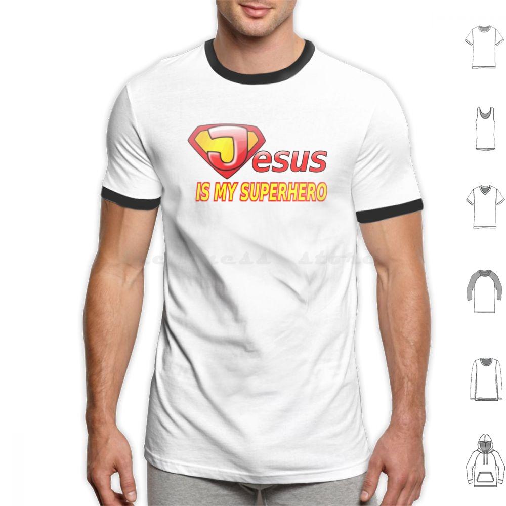 Jesus Ist Mein Superheld T-Shirt Baumwolle Herren Damen DIY Druck Jesus Ist Mein Superheld Jesus Christus Lustig Christlich Jesus Ist Mein