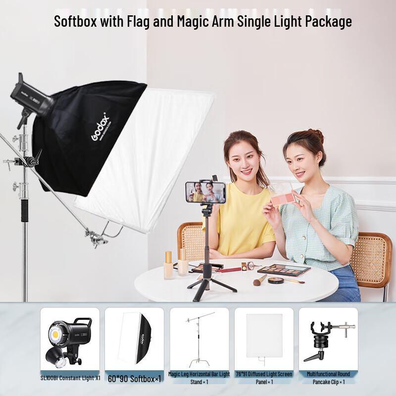 Godox SL100BI Bi-Color LED Video Light Kit