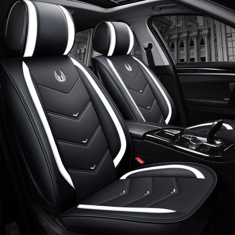 1PC Universal Anti Slip Seat Cover Car Seat PU Leather Car Seat Covers Breathable and Waterproof Faux Leather Automotive Seat Covers