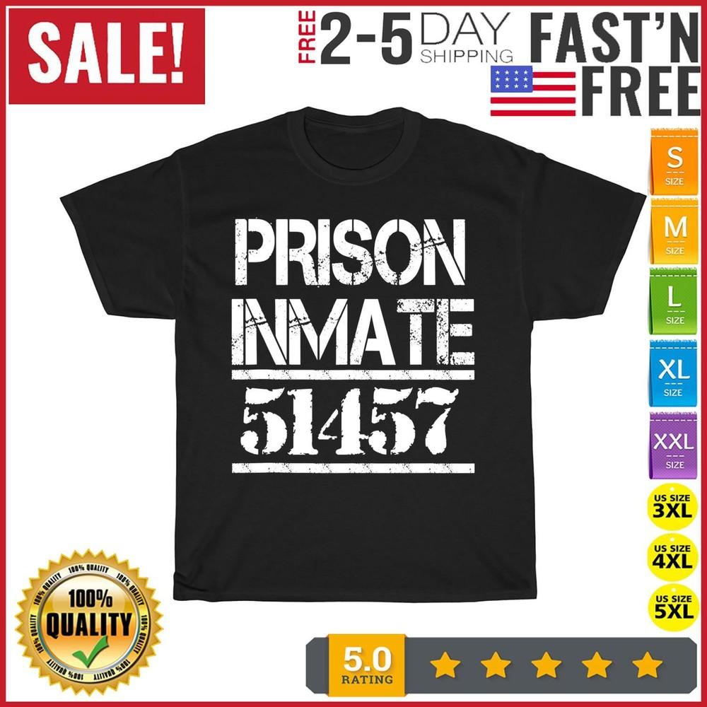 Halloween Inmate Prison Men Women Suit Lazy Costume Prisoner T Shirt Men Women