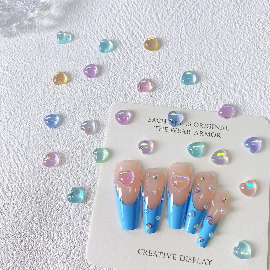 Hot Selling New Aurora Mixed Color Mini Nail Art Decorations for Girls DIY Nail Accessories Materials