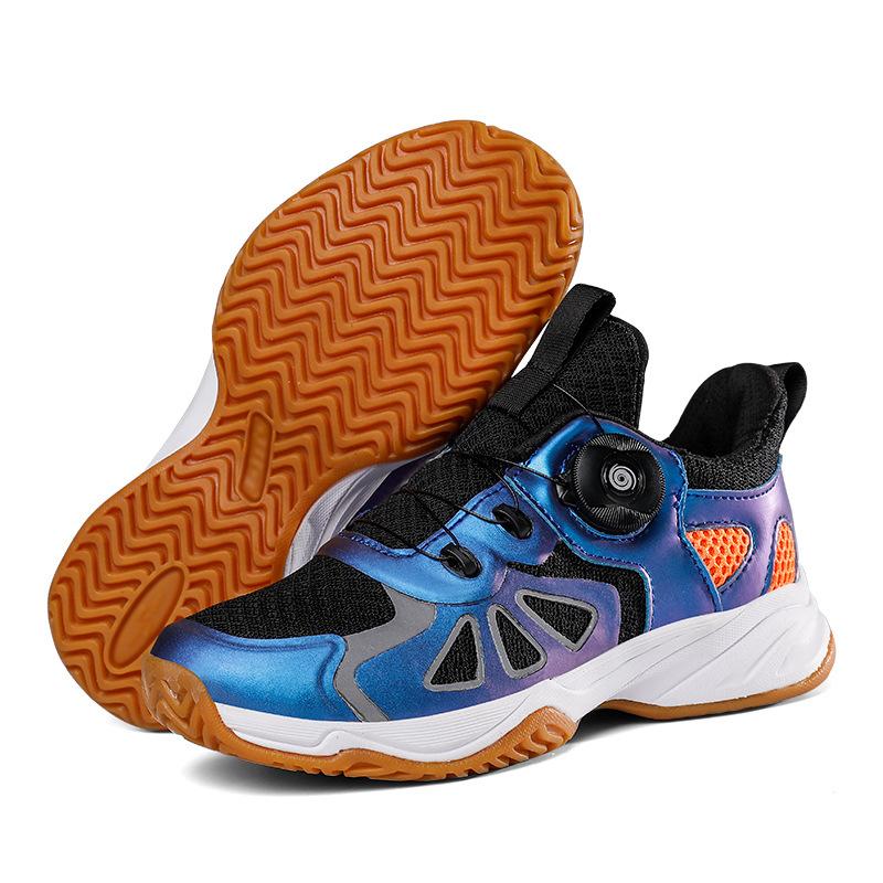 Children's badminton shoes, boys and girls summer breathable mesh student training shoes lightweight non-slip tennis shoes