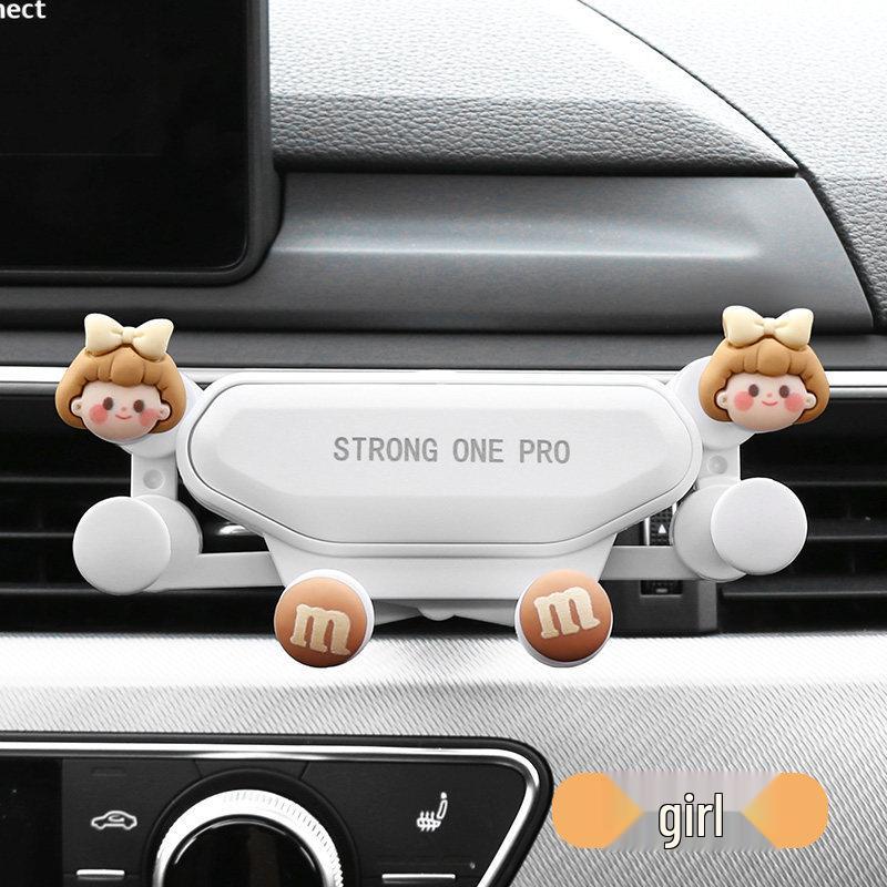 Cute Car Air Vent Phone Holder for Girls - 2025 Creative New Model