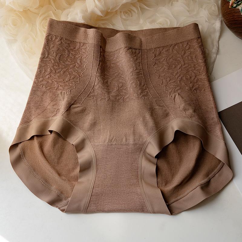 Large Size Female Autumn Fashion New High Waist Shrink Abdomen Lift Hip Triangle Briefs