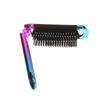 Mini Hair Brush Folding Massage Comb Head Massage Anti-Static Portable Travel Hair Brush Girl Hair Combs With Mirror