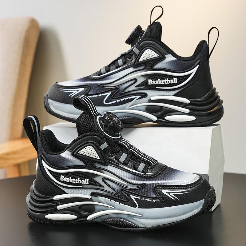 Boys' sports shoes Boys' shoes 2025 new running mesh basketball shoes breathable medium and large children's boys non-slip