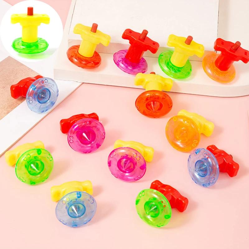 20Pcs/Set Colorful Mini Torsion Speed Gyro Spinning Toys for Kids Birthday Party Favors Pinata Fillers Kindergarten Rewards