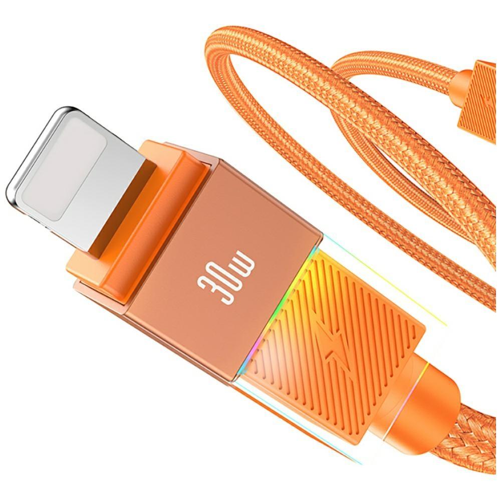 Kabel USAMS SJ776 PD 30W USB-C/Lightning 1,2 m annish