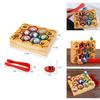Exquisites Holz-Bienen-Ausschneide-Spielzeug für Vorschulkinder, Montessori-Lernspielzeug für Geburtstagsspaß