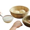 Bamboo Weaving Basket with Base - Handmade Fruit or Snack Holder
