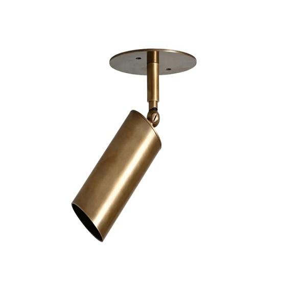 Sputnik Mid Century Brass 1 Light Spot Retro Ceiling Light Fixture Vintage Style