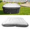  5.3 Ft Inflatable Hot Tub Cover, Energy Saving Lid, Protective Rain Overflow Cover for Outdoor Inflatable Hot Tub, Absorbs Heat To Maintain Water Tem