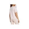 Adidas Rundhals Unifarben Schlank geschnitten Kurzarm T-Shirt Damen Oberteile Rosa JH3694