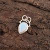 Pear Natural Milky Opal Elegant Best Friend Gift New Pendant 925 Sterling Silver PP-56-17