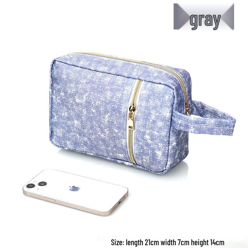 Stilvolle Damen Kleine Wasserdichte Oxford Reise-Toilettenartikel- und Kosmetik-Aufbewahrungstasche