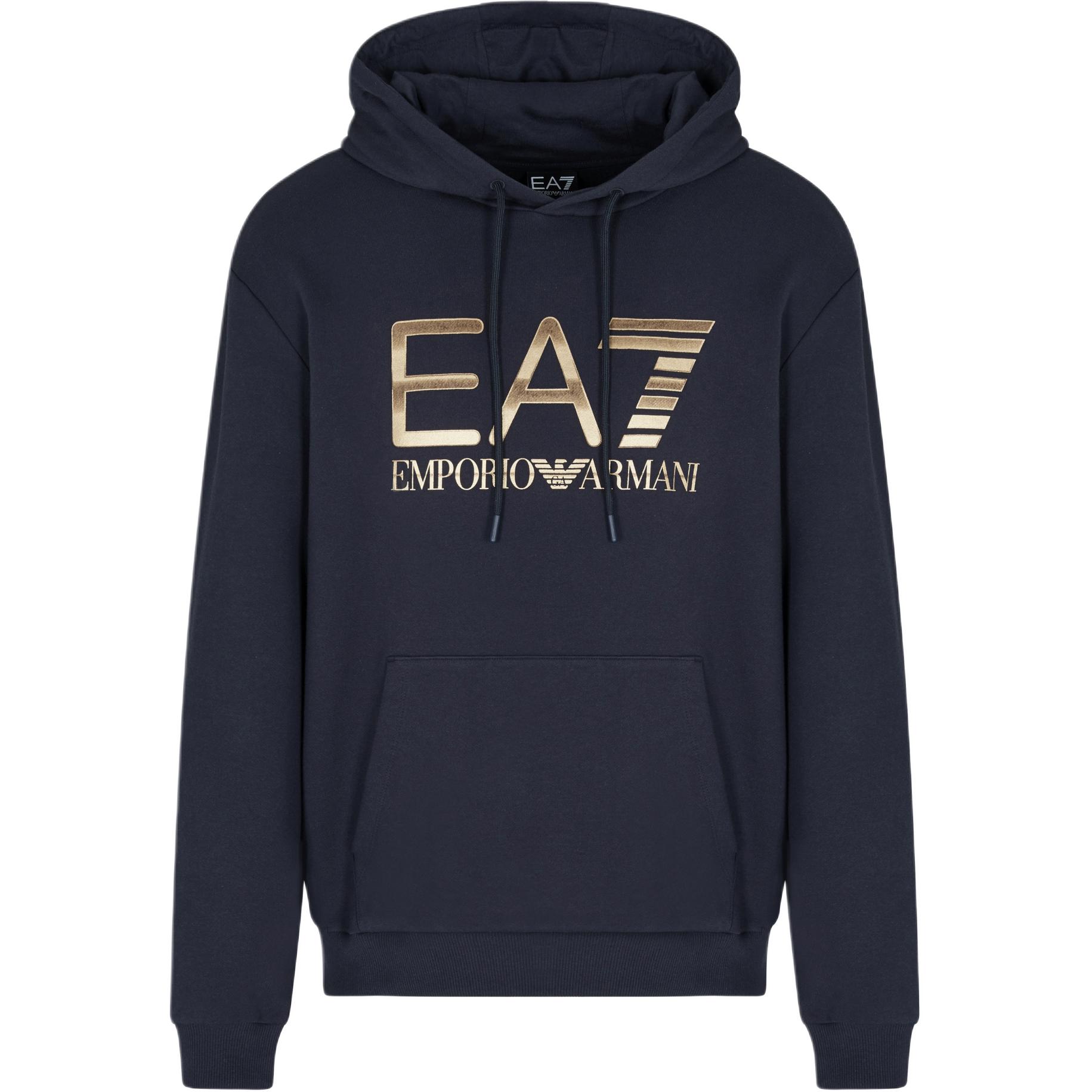 Emporio Armani EA7 FW25 Худи из эластичного хлопка с логотипом Мужские худи 7M001190-AF17787-UB102 M
