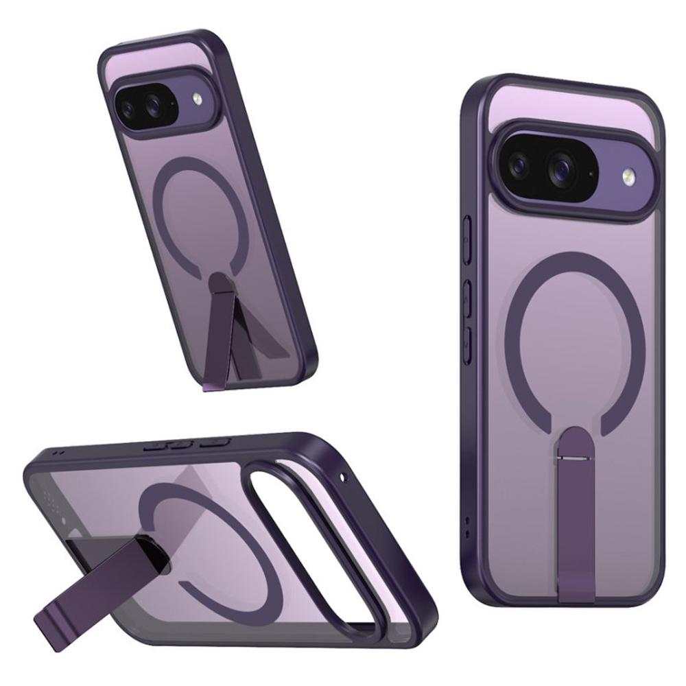 

Phone Case For Google Pixel 10/10 Pro/9/9 Pro Magnetic Case Kickstand TPU + Acrylic Cover E