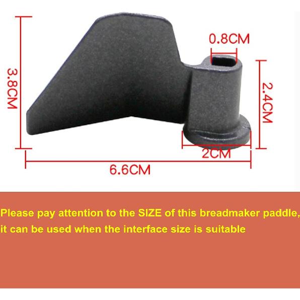 Лопатка для хлебопечки, лезвие для хлебопечки из углеродистой стали, антипригарная лопатка для замеса, замена для хлебопечки