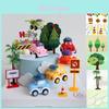 Colorful Cute Plastic Car Cake Toppers For Kids Birthday Parties And Baking Joy