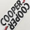 NEW 3D ABS Car Letters Logo Cooper S Rear Trunk Badge Emblem Decals Sticker For MINI R55 R56 F56 R50 R52 F55 JCW R53 Accessories