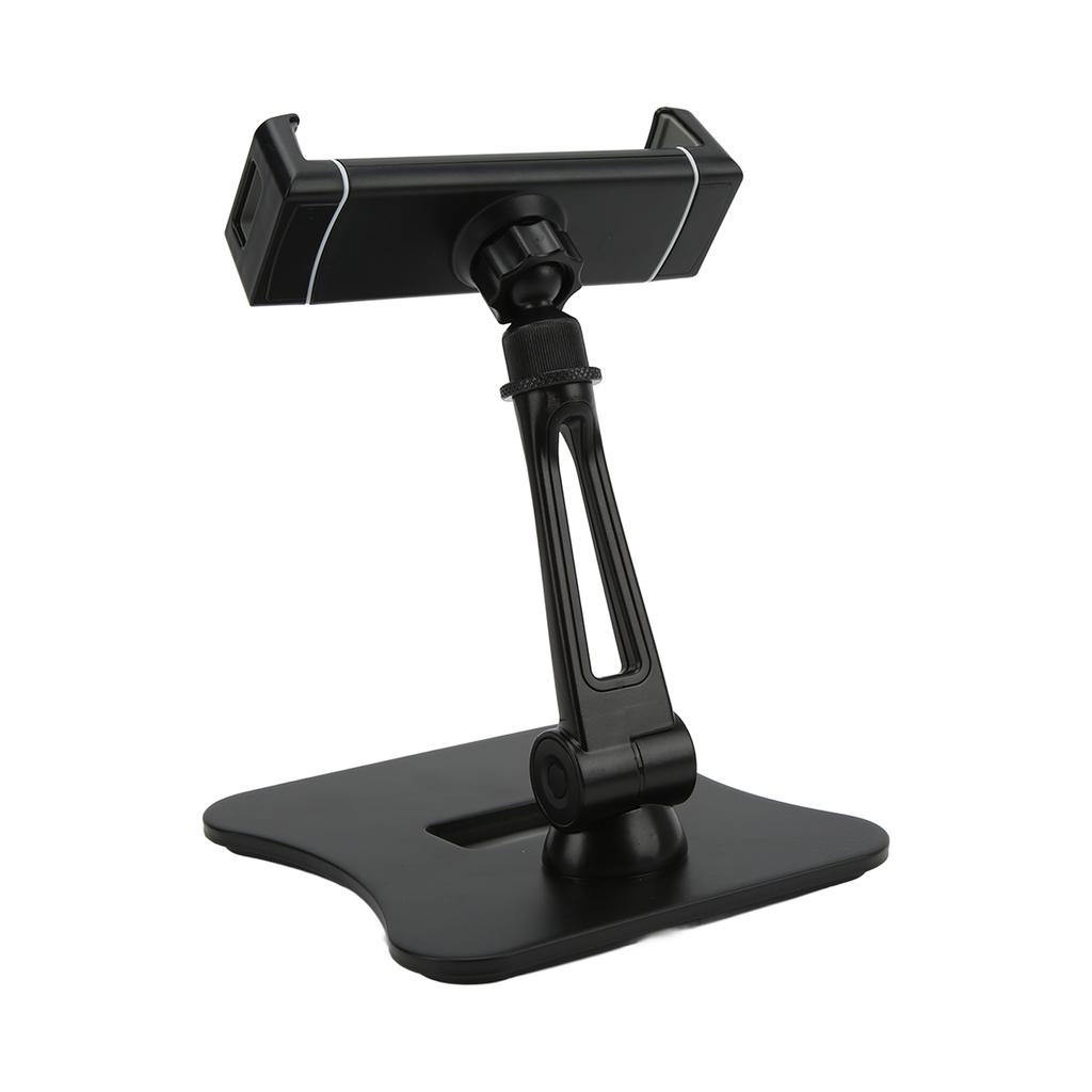 Aluminum Tablet Stand Folding 360 Degrees  Swivel Phone Tablet Desk Mount Holder for Kitchen Bedside Office
