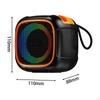 Portable BT Speaker TF USB Playback Powerful Subwoofer Practical with Phone Holder Rbg