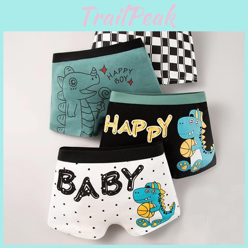 Boys Briefs Toddler Boxer Boys Personalized Printed Durable And Not Easily Deformed Underwear Truck Shorts Soft Cotton Cute Childrens Underwear