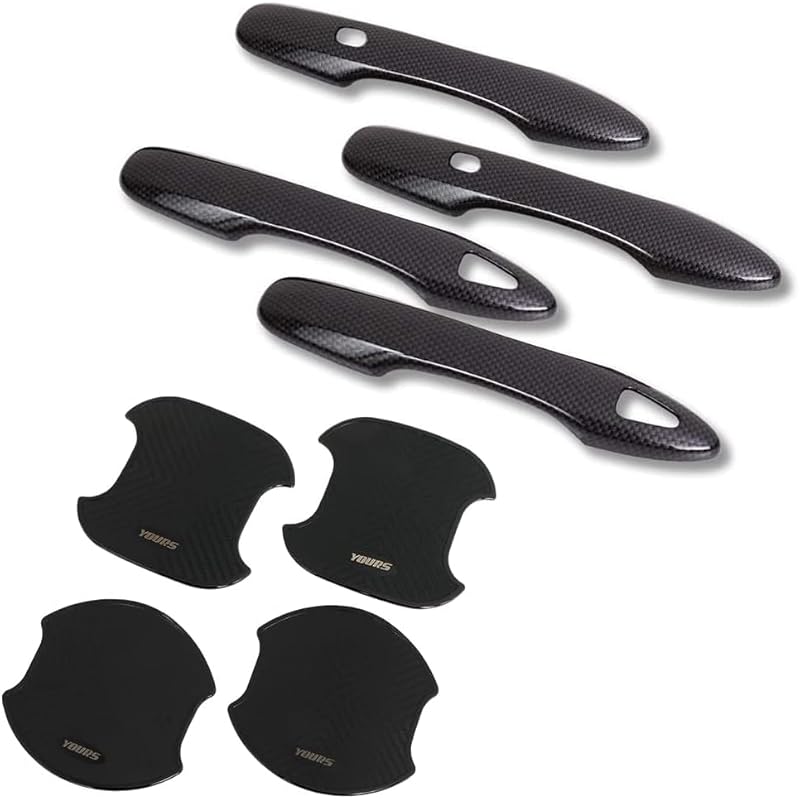 

YOURS: 90 series Voxy Noah exclusive 2 piece door knob set door knob garnish [4PCS] [Carbon tone] door protector [BVO/CVO] 2 piece set plating carbon