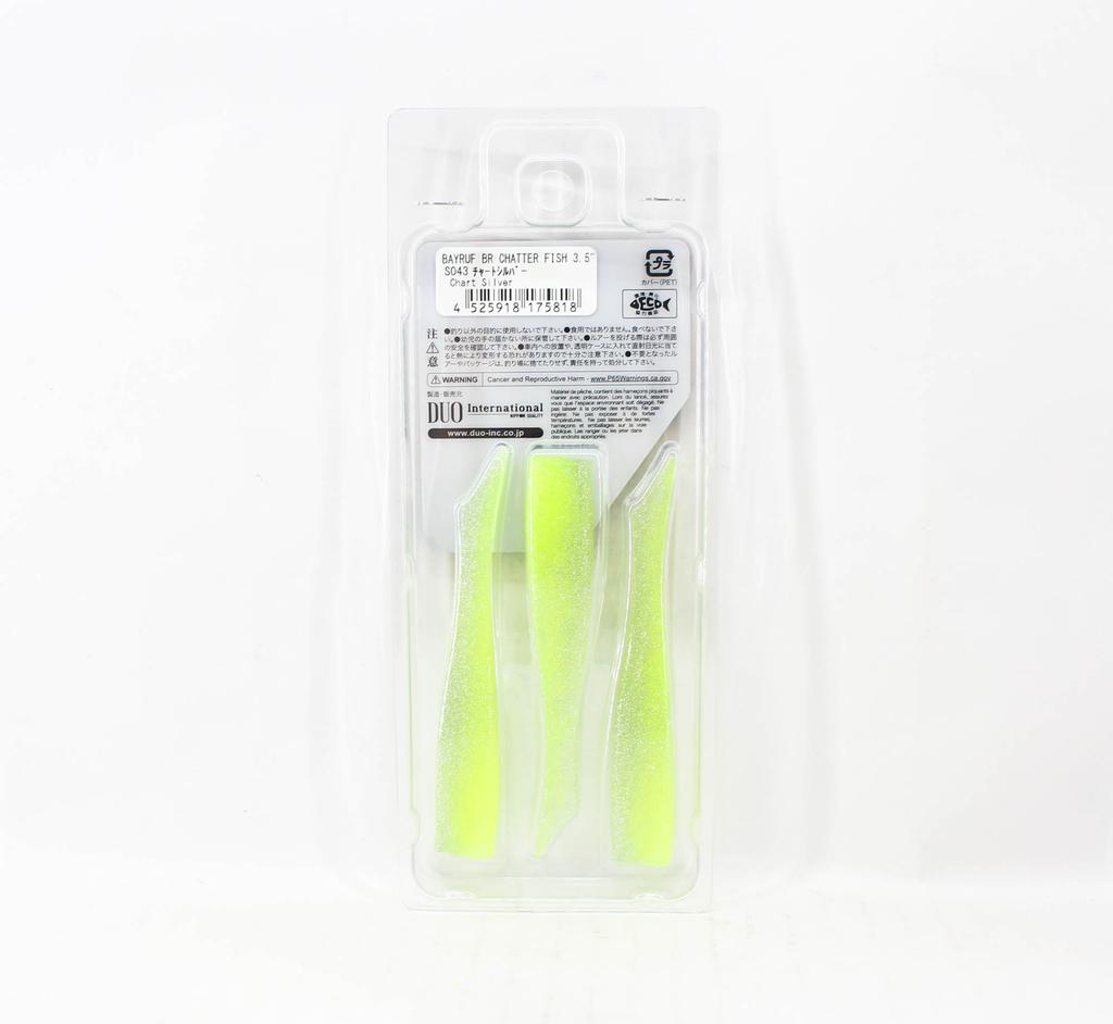 Duo Soft Lure Bay Ruf BR Chatter Fish 3.5 Inch S043 (5818)