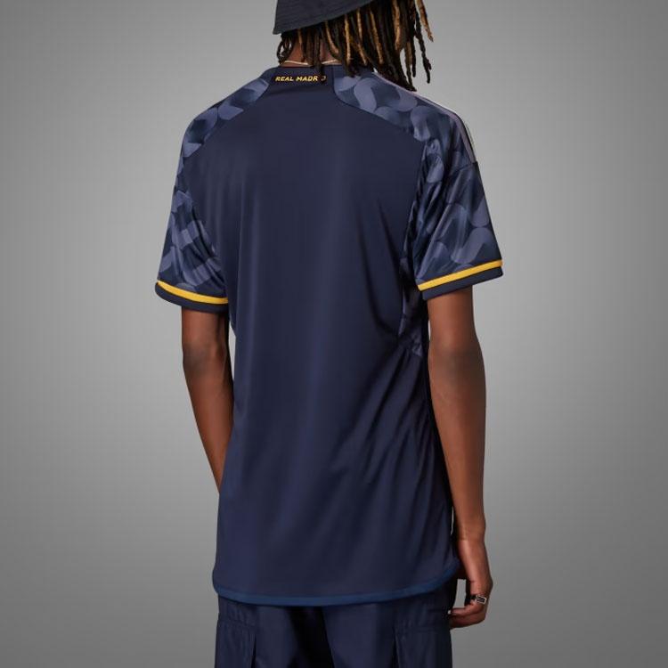 adidas Real Madrid 23/24 Away Jersey Asia Sizing 'Blue' Men's IJ5901