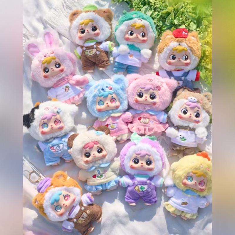 San Mao (Samuel) Girl Doll Finding Nemo Plush Keychain - Trendy Toy Bag Accessory