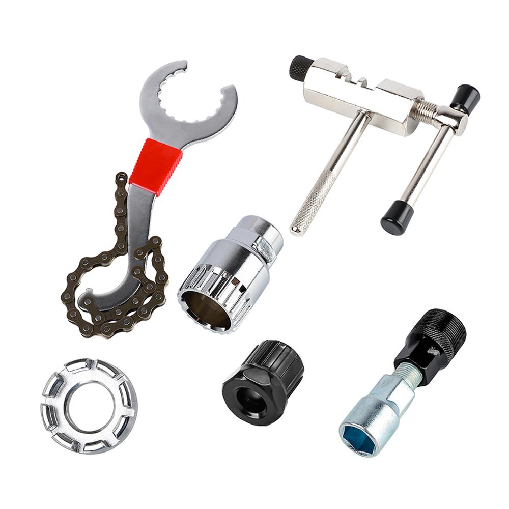 Bicycle Repairing Tool Kits Bikes Chains Cutter Bracket Flywheel Remover Bike Wrench