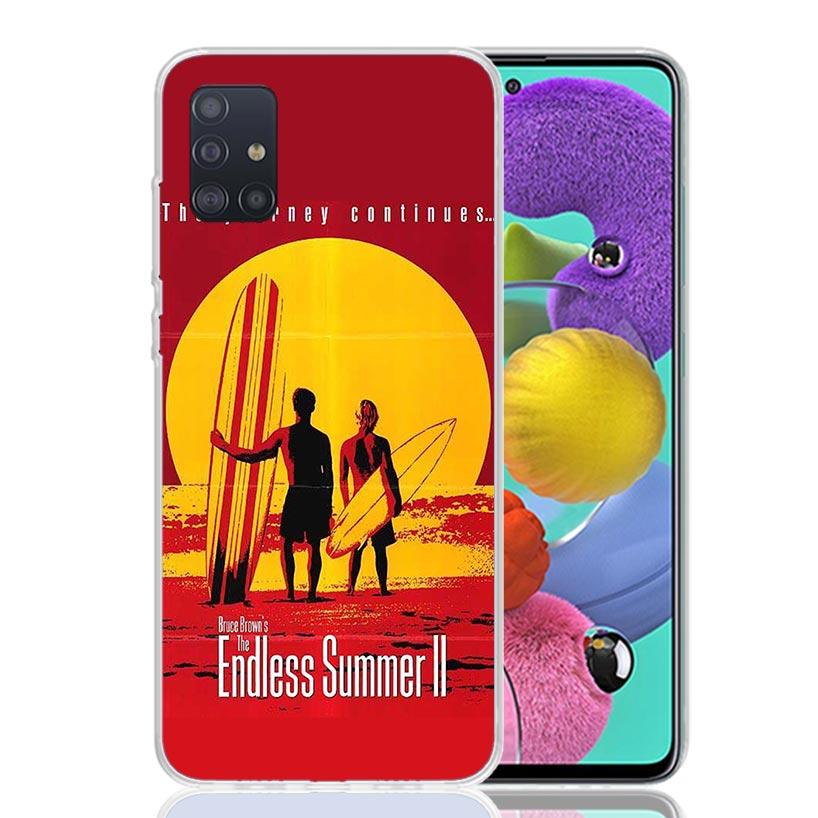 Surf Board Aesthetic Phone Case For Samsung Galaxy A52 A32 A22 A12 A02S A50S A30S A51 A31 AA71 Note 20 Ultra 10 S10 Plus Galaxy