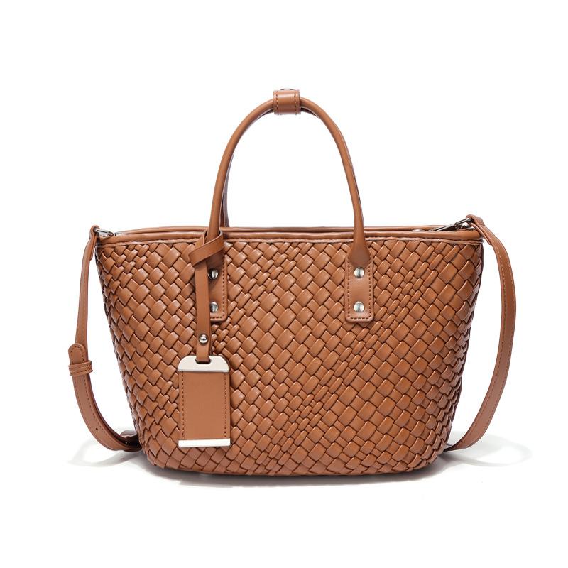 Fashionable Vegetable Basket, Hand-woven Bag, Trendy and Lightweight Women's Handbag, Casual and Versatile Single-shoulder Crossbody Bag