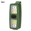 2pcs Clip-On Flashlight Rechargeable Hands-Free Running Light With 7 Modes For Runners Night Running Dog Walking Camping Hiking