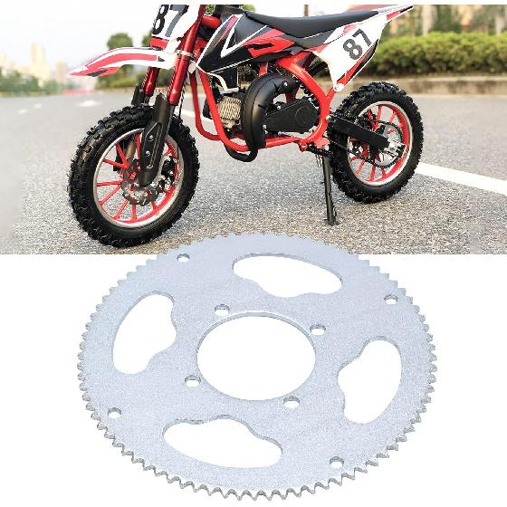 VGEBY Chain Sprocket, 54mm 80 Teeth 25H Rear Chain Sprocket for 47cc 49cc Dirt ATV Quad Minimoto Motorcycle Mx650 Rear Sprocket 25H Sprocket